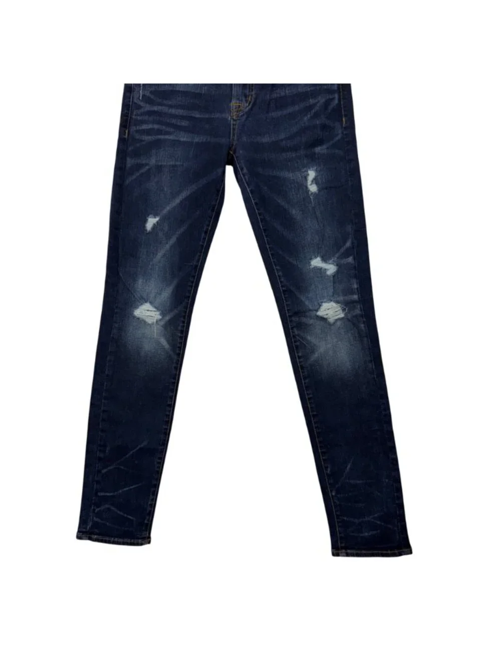 American Eagle Mens Skinny Fit Next Level Flex Distressed Dark Wash Jeans 29x32